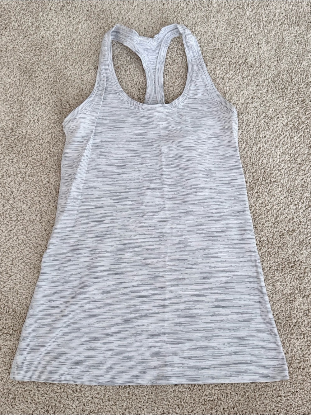 lululemon striped racerback tank top